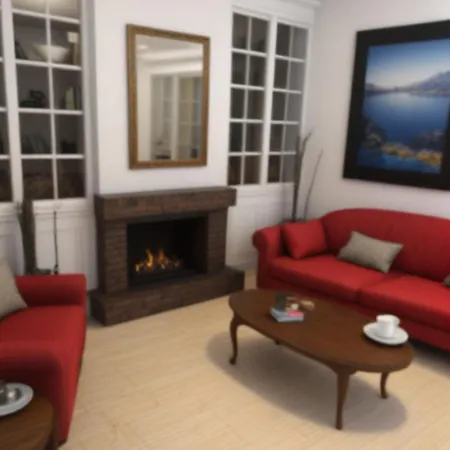 Three Bedroom With Fireplace And Piano